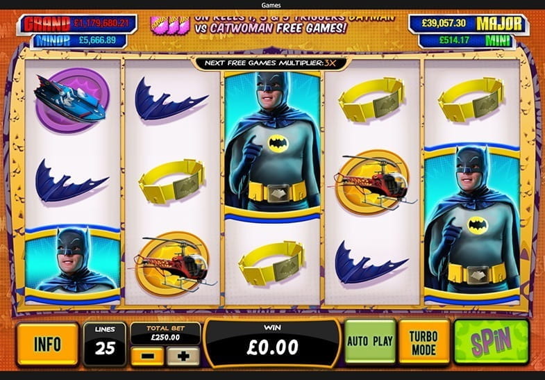 Batman & Catwoman Cash TV Slot