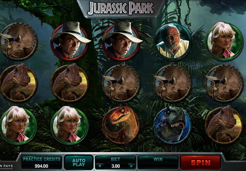 Jurassic Park Movie-Themed Slot