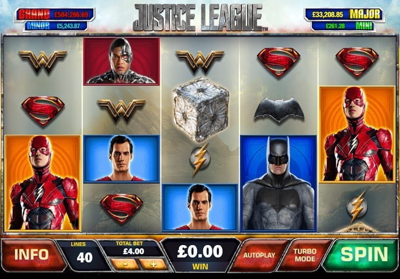 Justice League Movie-Themed Slot