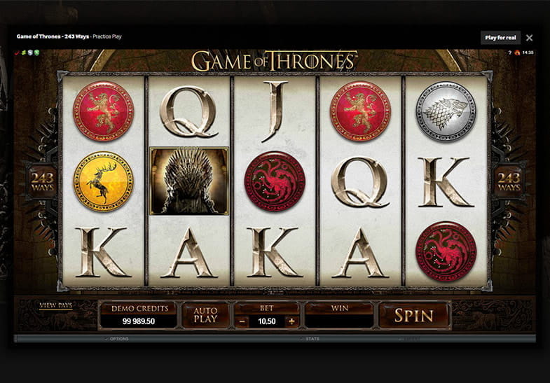 Game of Thrones TV Slot