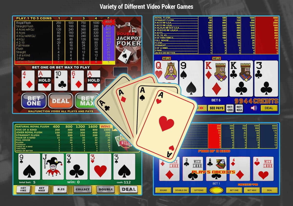 Video Poker Has Many Different Variations