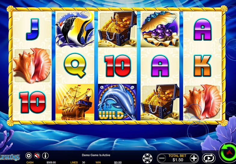 Free Demo of the 50 Dolphins Slot