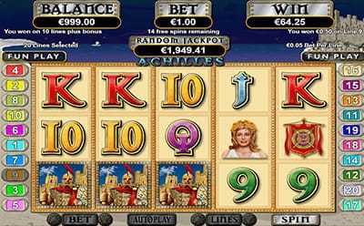 Achilles Slot at Casino Midas