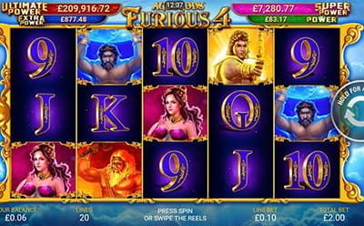 Age of the Gods Furious 4 Slot Mobile
