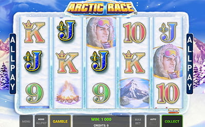 Arctic Race Slot Three of a Kind 