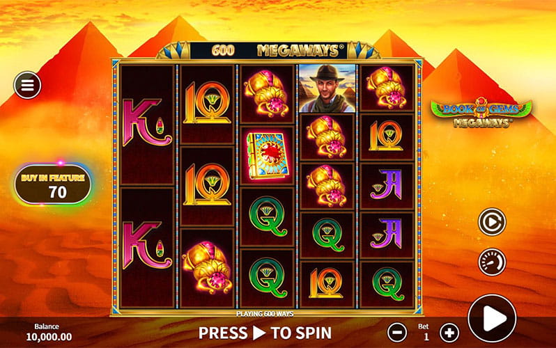 Free Demo of the Book of Gems Megaways Slot