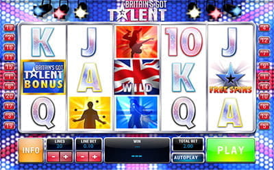 The Britain's Got Talent Online Slot at William Hill