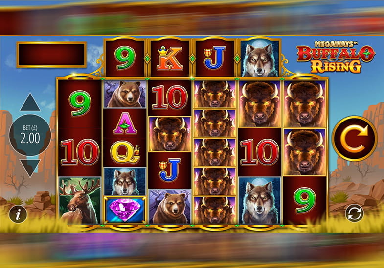 Buffalo Rising Megaways – US-Themed Slot with American Wilderness