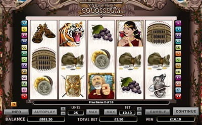 Call of the Colosseum Extra Free Spins
