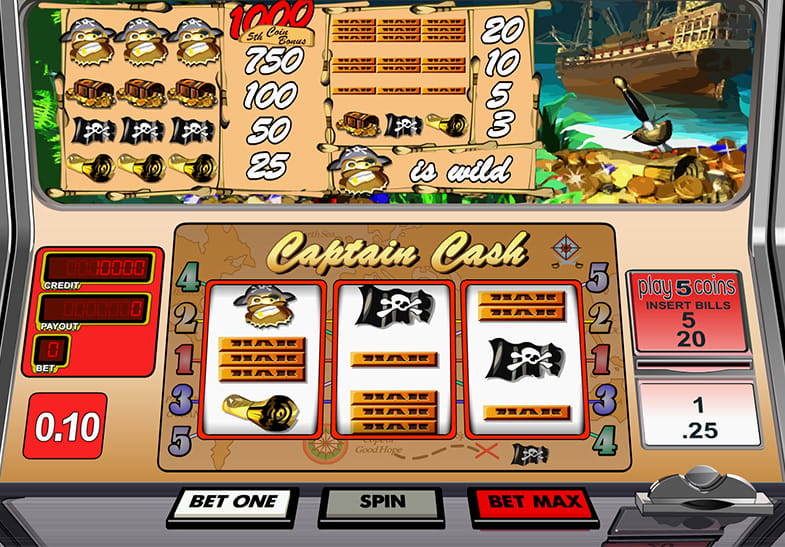 Free Demo of the Captain Cash Slot