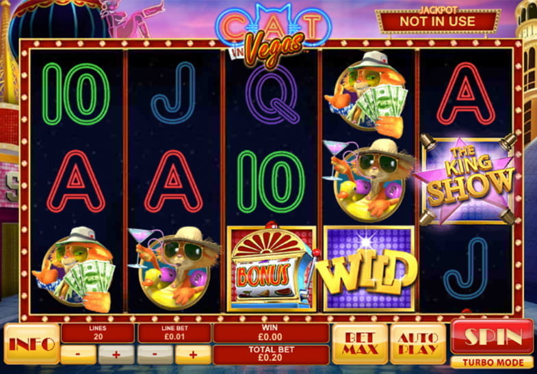Free demo of the Cat in Vegas Slot game