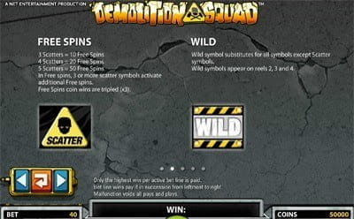 Demolition Squad Slot Free Spins