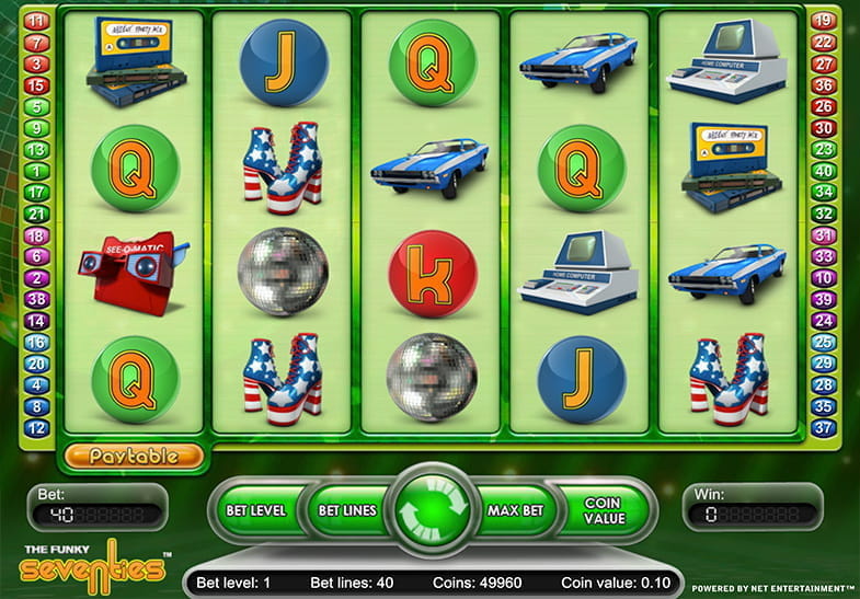 Free demo of the Funky Seventies Slot game