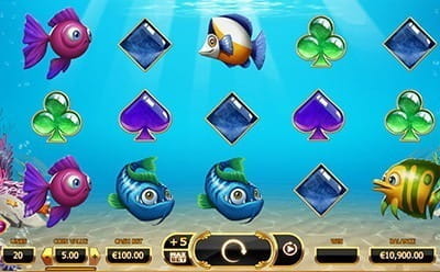 User Interface of the Slot Golden Fish Tank