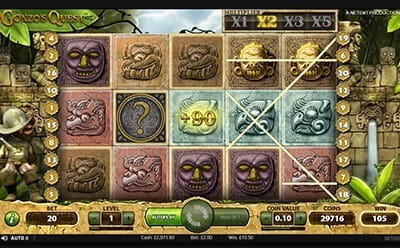 Spinland Casino Slot Selection - Gonzo’s Quest