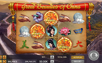 Great Beauties of China Slot Bonus Round