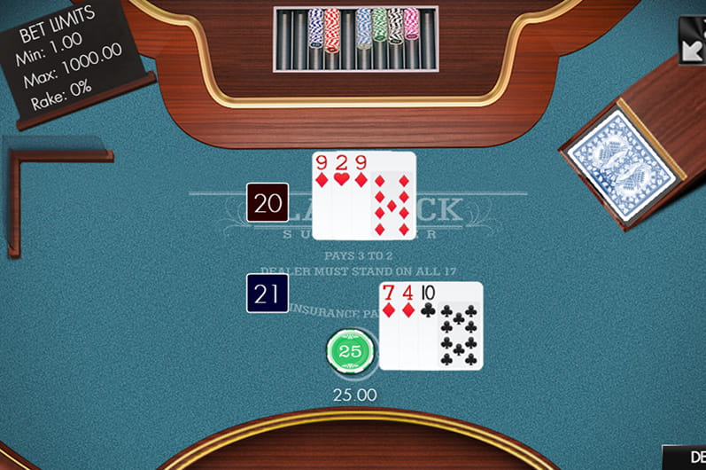 Blackjack 21 at UK Online Casino Sites