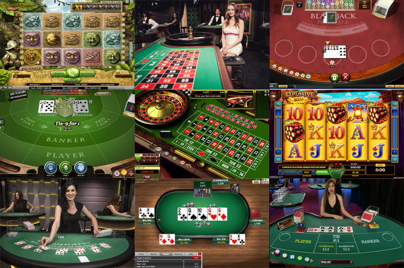 Casino Games Selection at Online Casinos