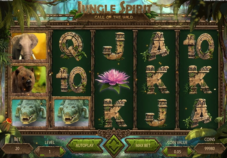 Free demo of the Jungle Spirit Call of the Wild Slot game