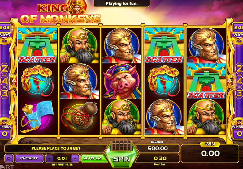 Free Demo of the King of Monkeys Slot