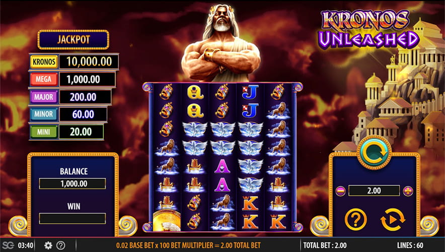 Kronos Unleashed Slot Free Demo