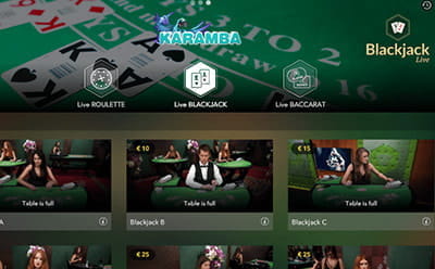 Best live blackjack sites