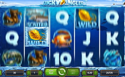 Lucky Angler Sticky Wild Feature
