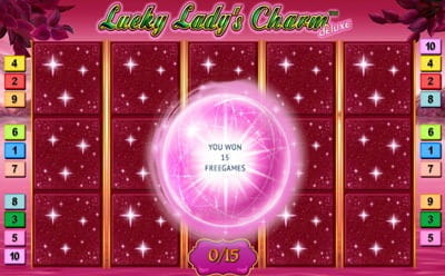 Lucky Lady's Charm Deluxe Slot Free Spins
