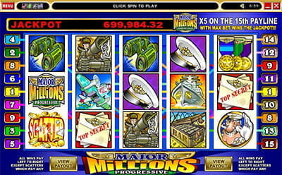 Major Millions by Microgaming at 32Red Casino