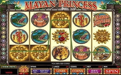 Mayan Princess Slot Win