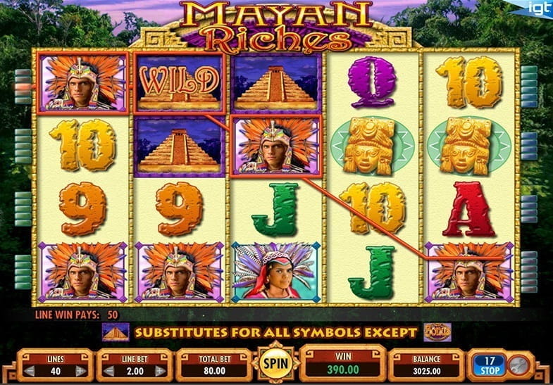Free Demo of the Mayan Riches Slot