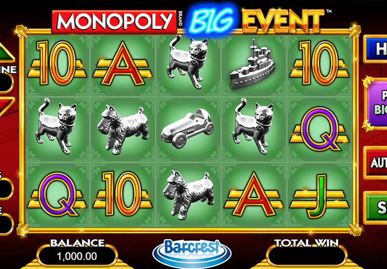 Monopoly Big Event SG Interactive Slot Online