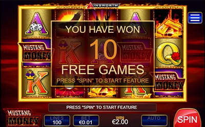 mustang Money Slot Free Spins