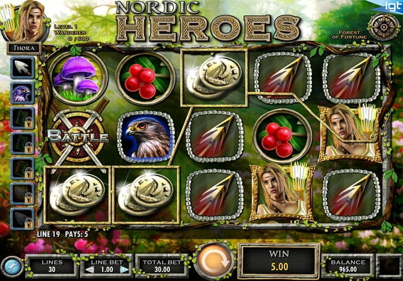 Nordic Heroes Free Play Slot
