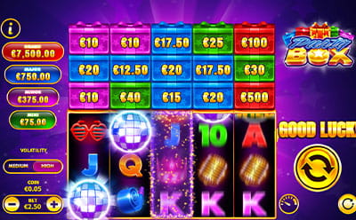 Party Box Slot Free Spins