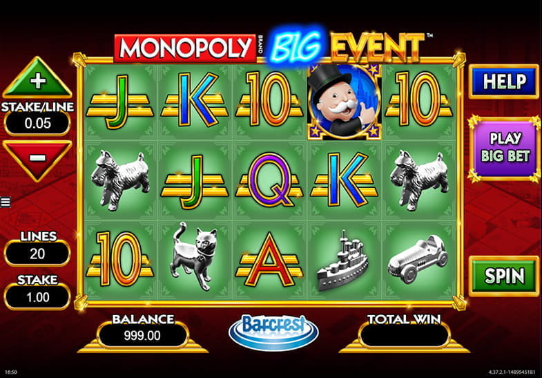 Monopoly Big Event Slot Free Demo