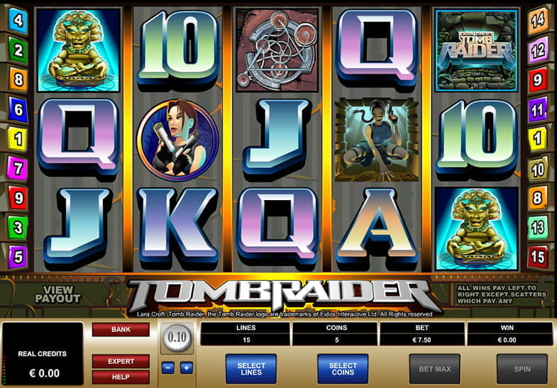 Play Tomb Raider Slot for Free