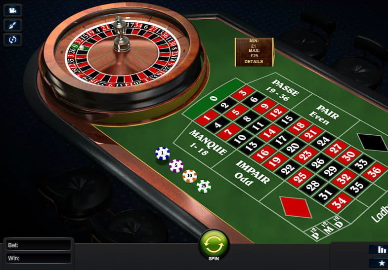Free Demo Version of Playtech's Premium French Roulette