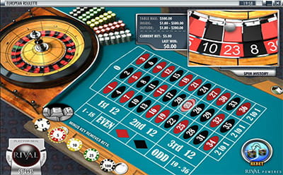 Mini Live Roulette at Rival Gaming Casinos