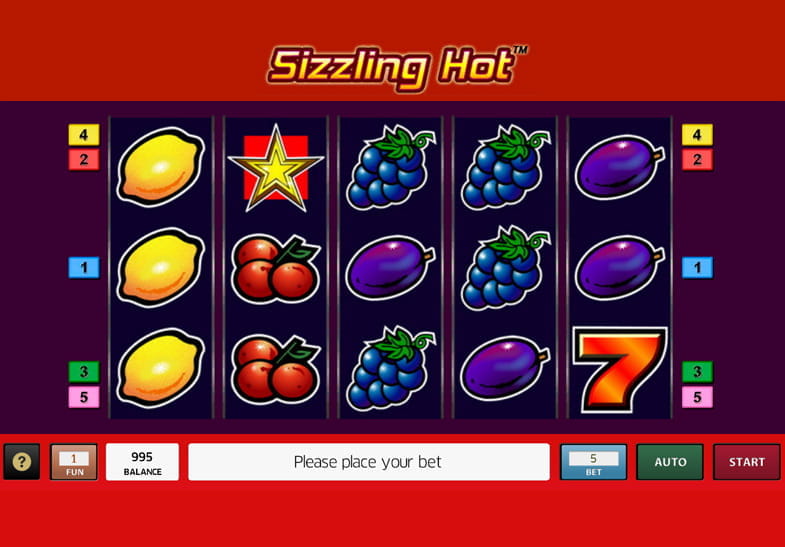 Sizzling Hot Online Slot by Novomatic