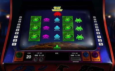 Space Invaders Slot Re-Spins