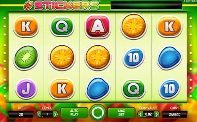 Stickers Slot Mobile