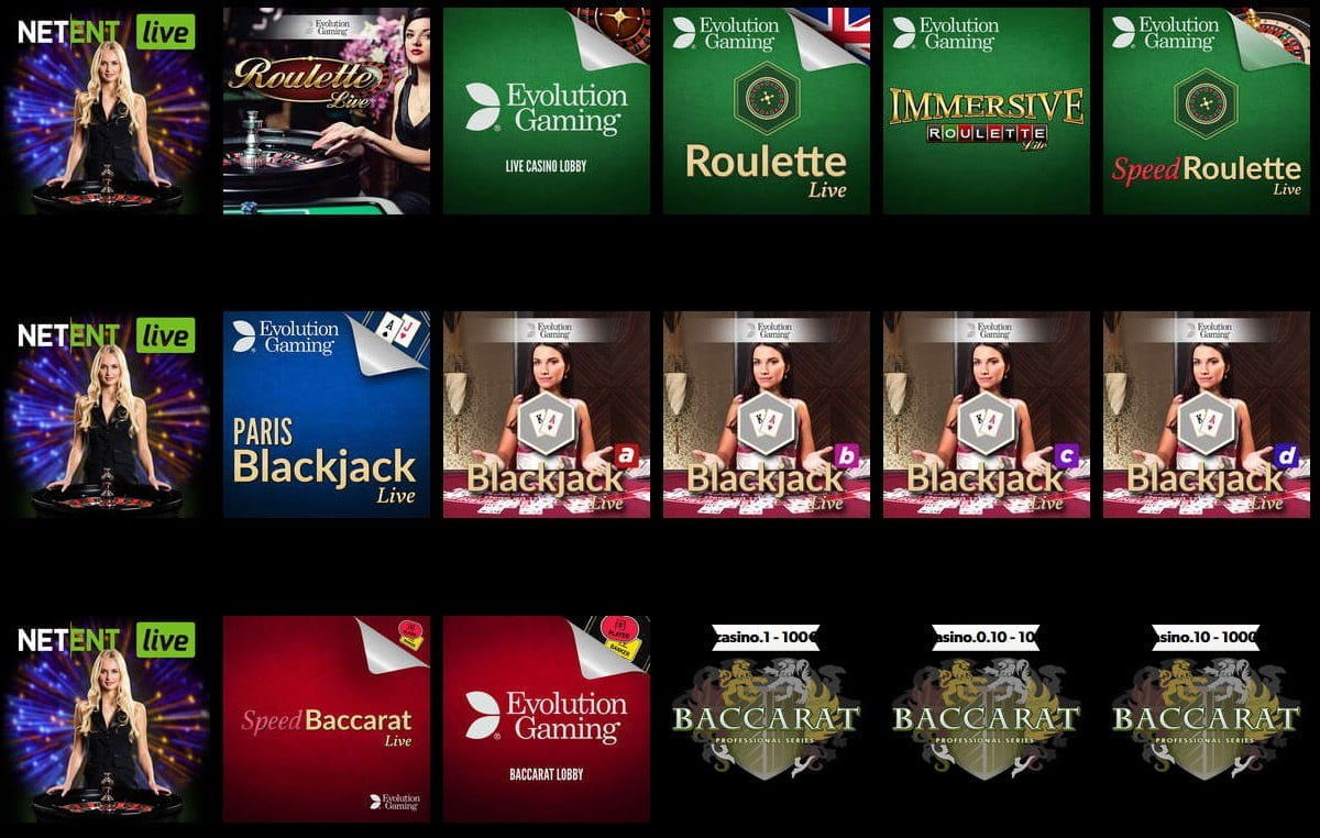 Blackjack, Roulette and Other Table Games at Rizk Casino