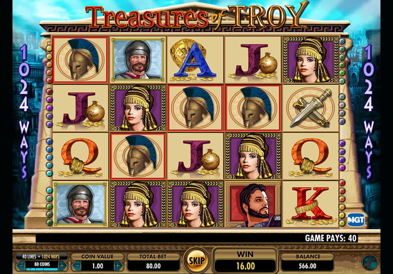 Play Treasures of Troy for Free