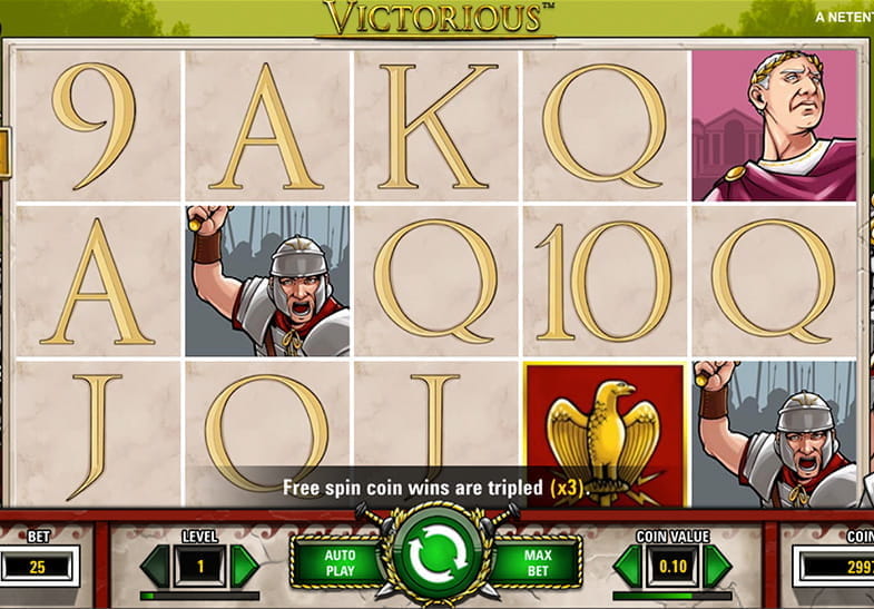 Free demo of the Victorious Slot game