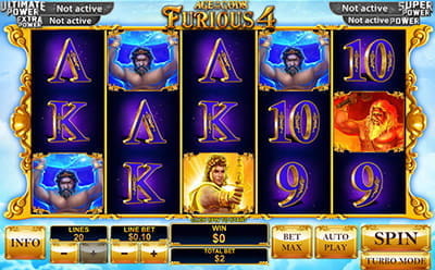 William Hill Casino Video Slot Age of the Gods Furious Four