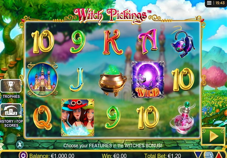Witch Picking Slot Demo Game