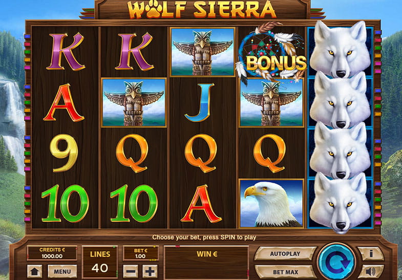 Free Demo of the Wolf Sierra Slot