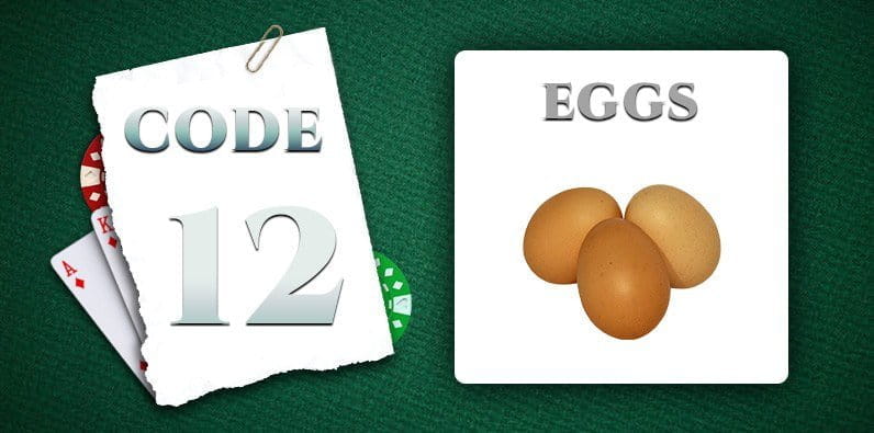 codeword for 12 Is Eggs