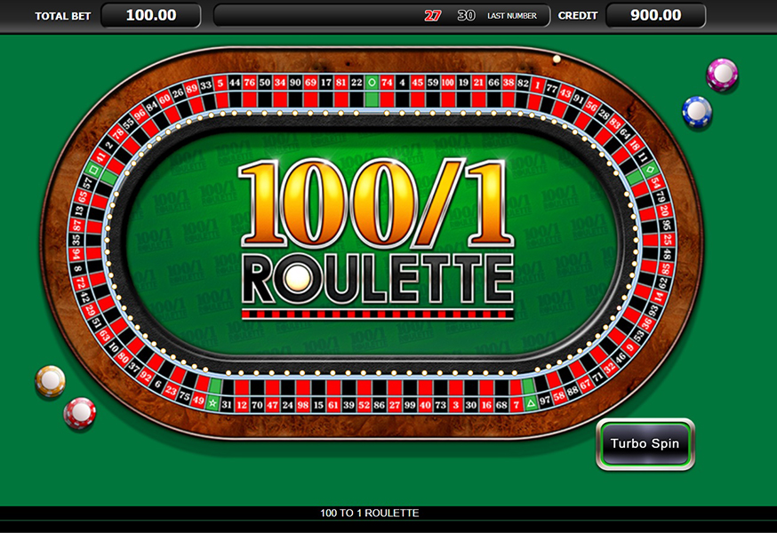 100 to 1 Roulette gameplay screenshot